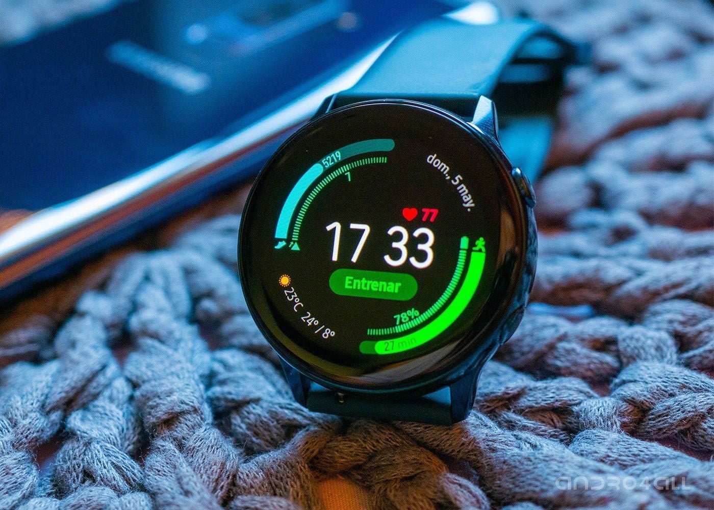 Galaxy Watch Active en Primer Plano