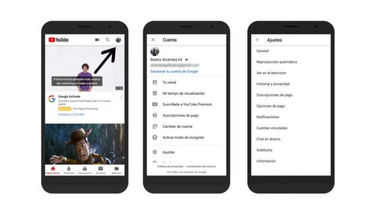 Agrupa las notificaciones de YouTube para recibir cada día un resumen a ...