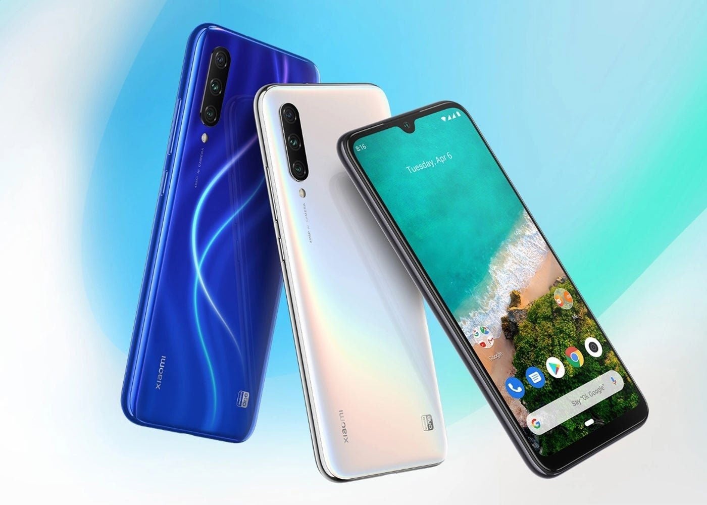 Xiaomi Mi A3, colores
