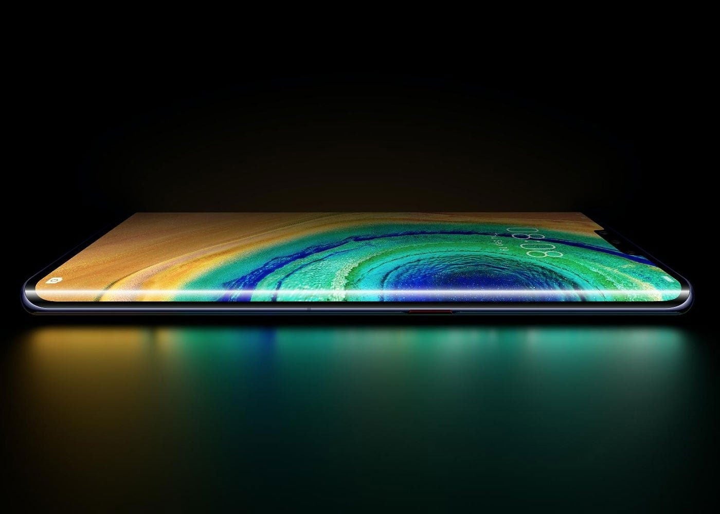 Huawei Mate 30 Pro, lateral curvo