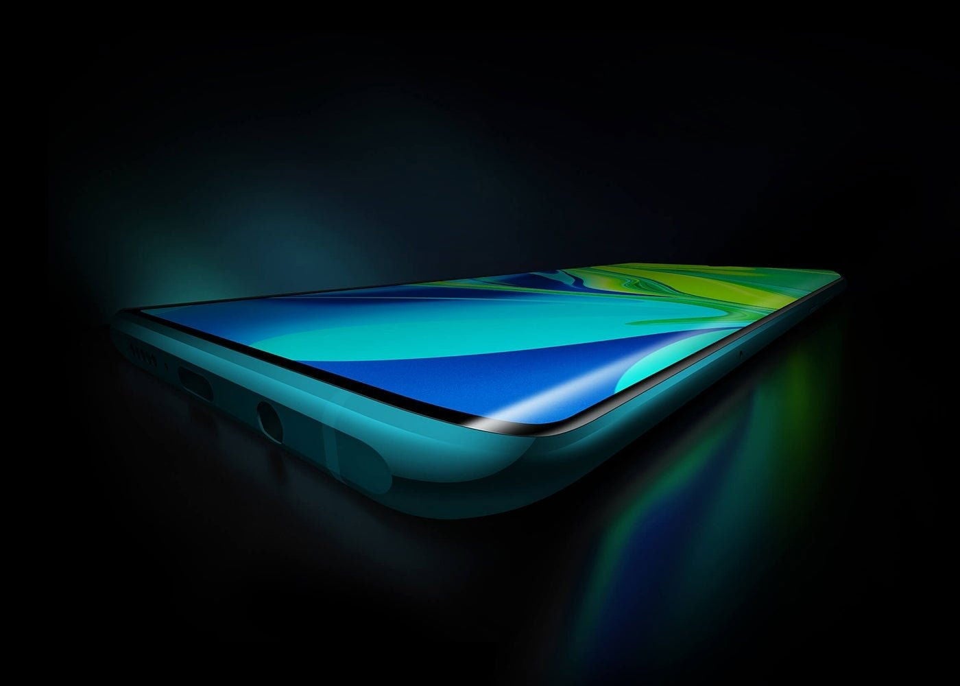 Pantalla curva del Xiaomi Mi Note 10