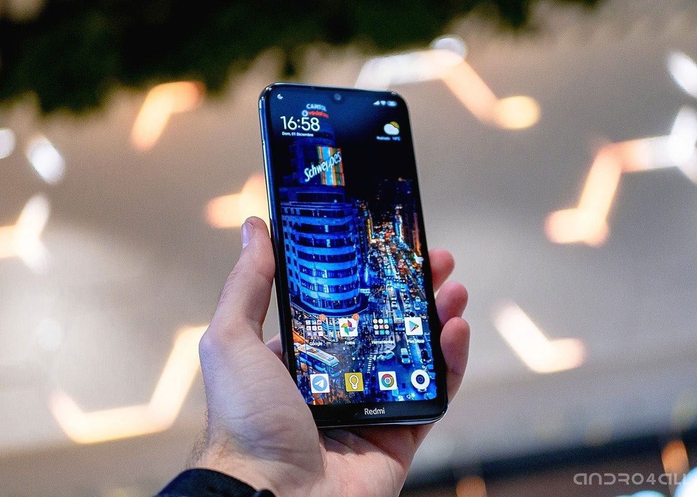 Redmi Note 8T, parte delantera