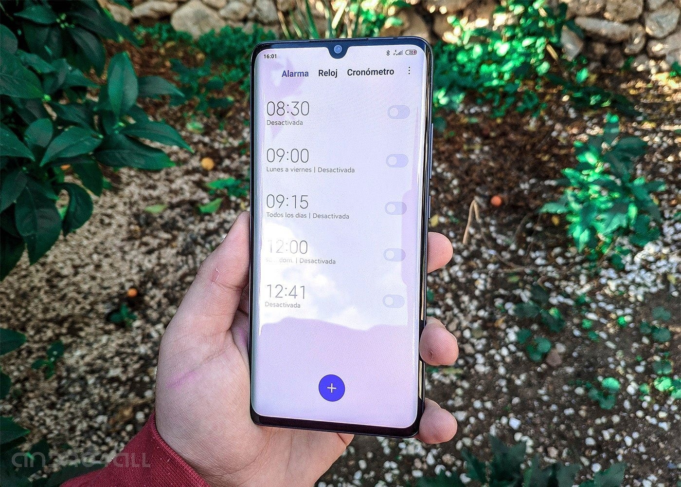 Xiaomi Mi Note 10 MIUI 11 reloj