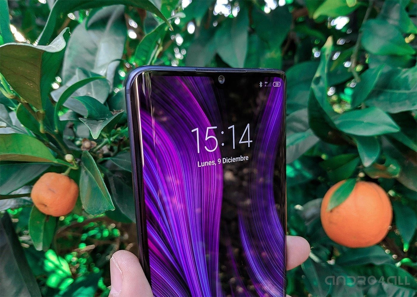 Xiaomi Mi Note 10 lockscreen