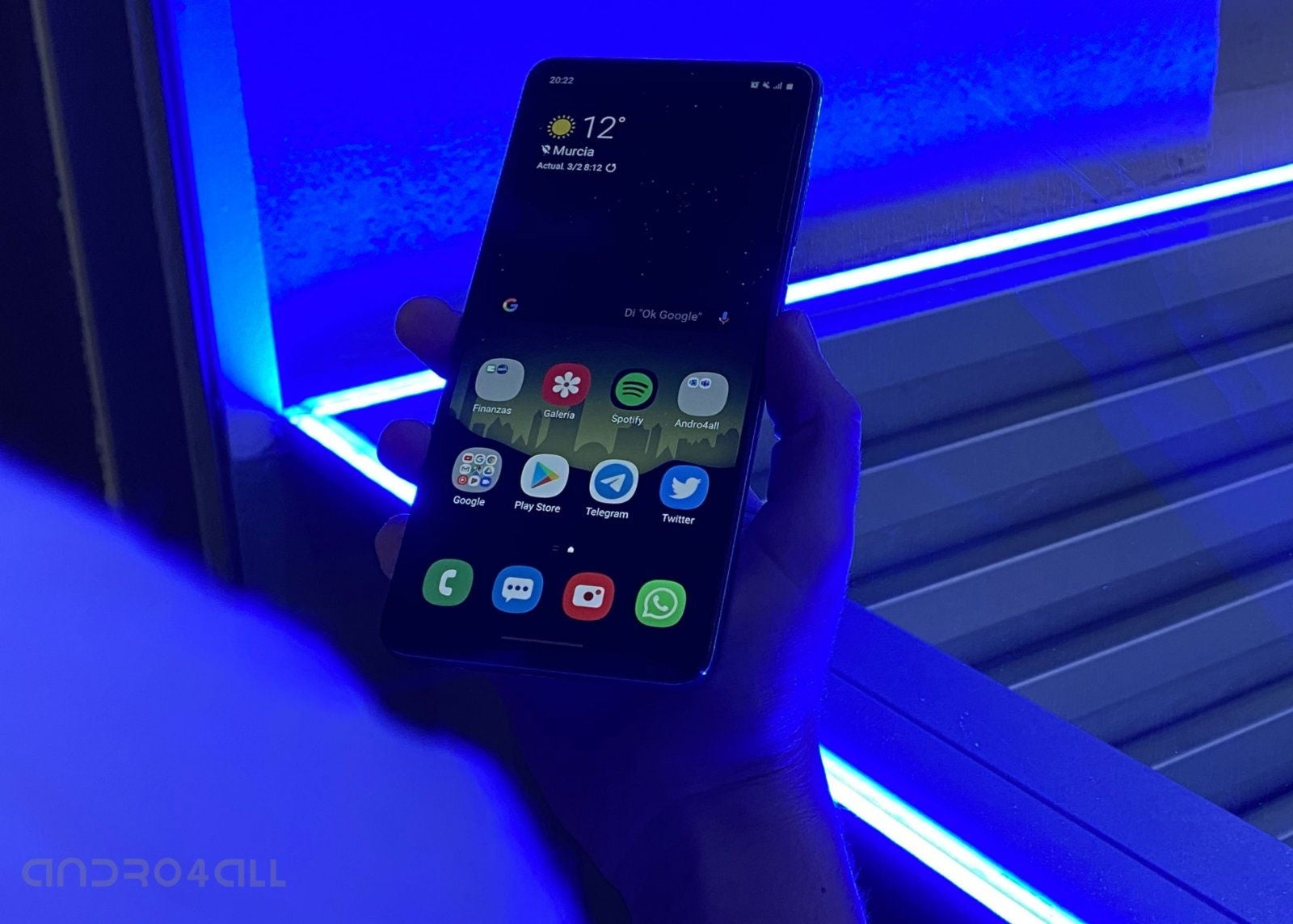 Samsung Galaxy A51 frontal