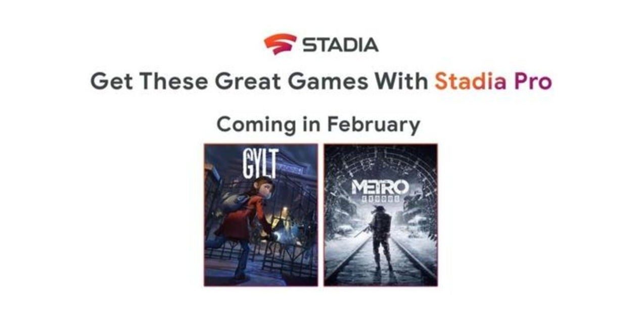 Juegos Stadia Pro febrero