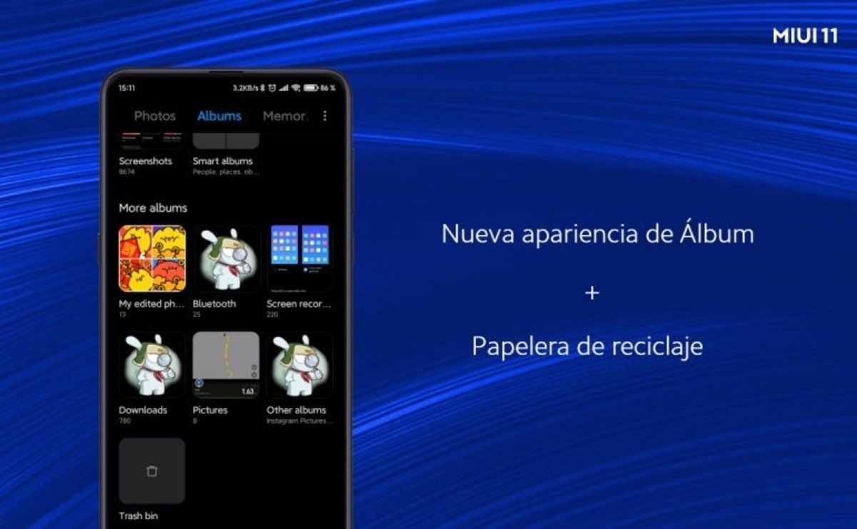 App de galeria en MIUI 11