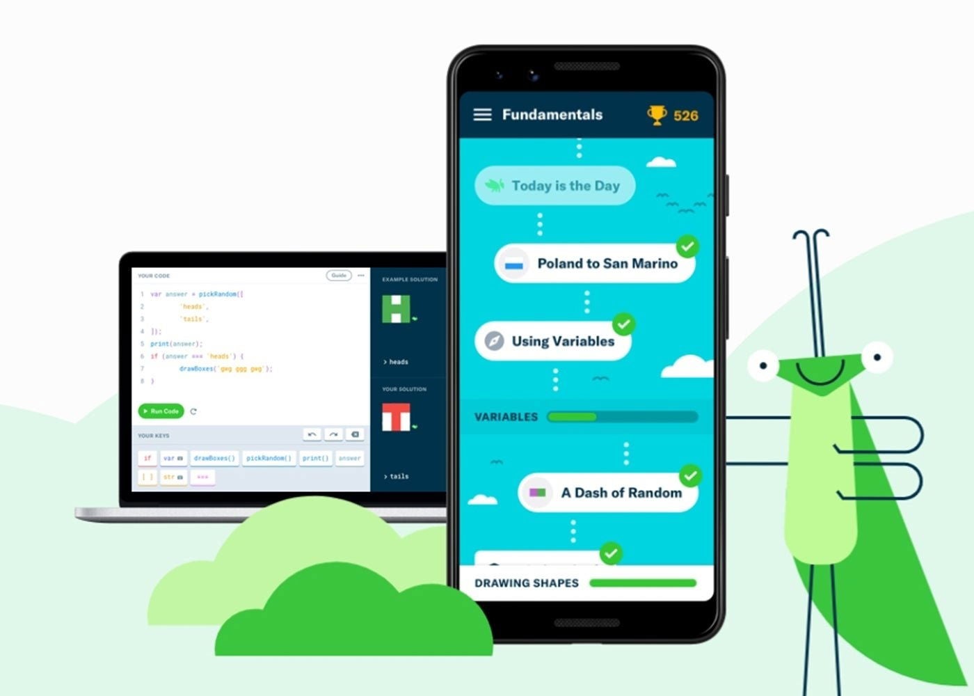 Aprende a programar con GrassHopper, una app de Google repleta de minijuegos