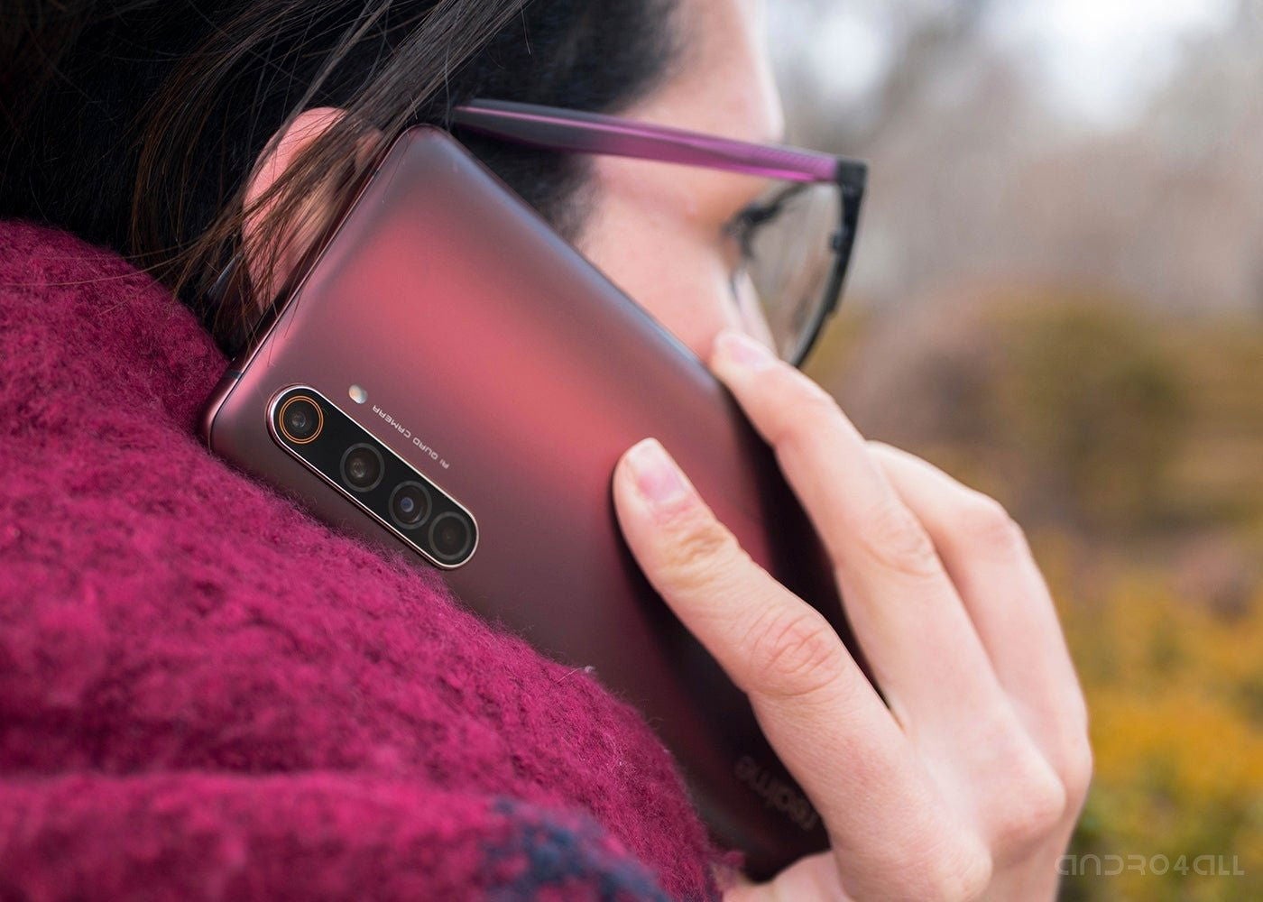 Realme X50 Pro rojo, camaras