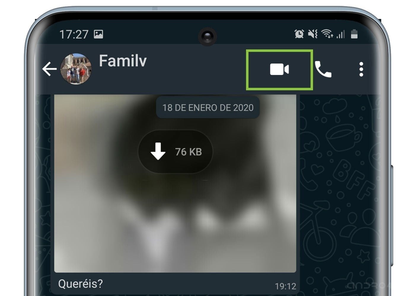 Hacer videollamada de grupo en WhatsApp