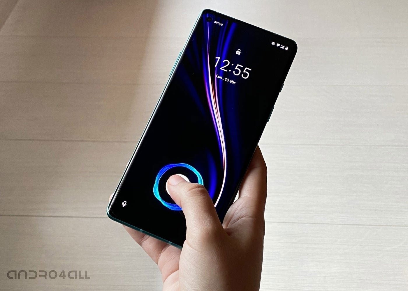 Lector de huellas en OnePlus 8