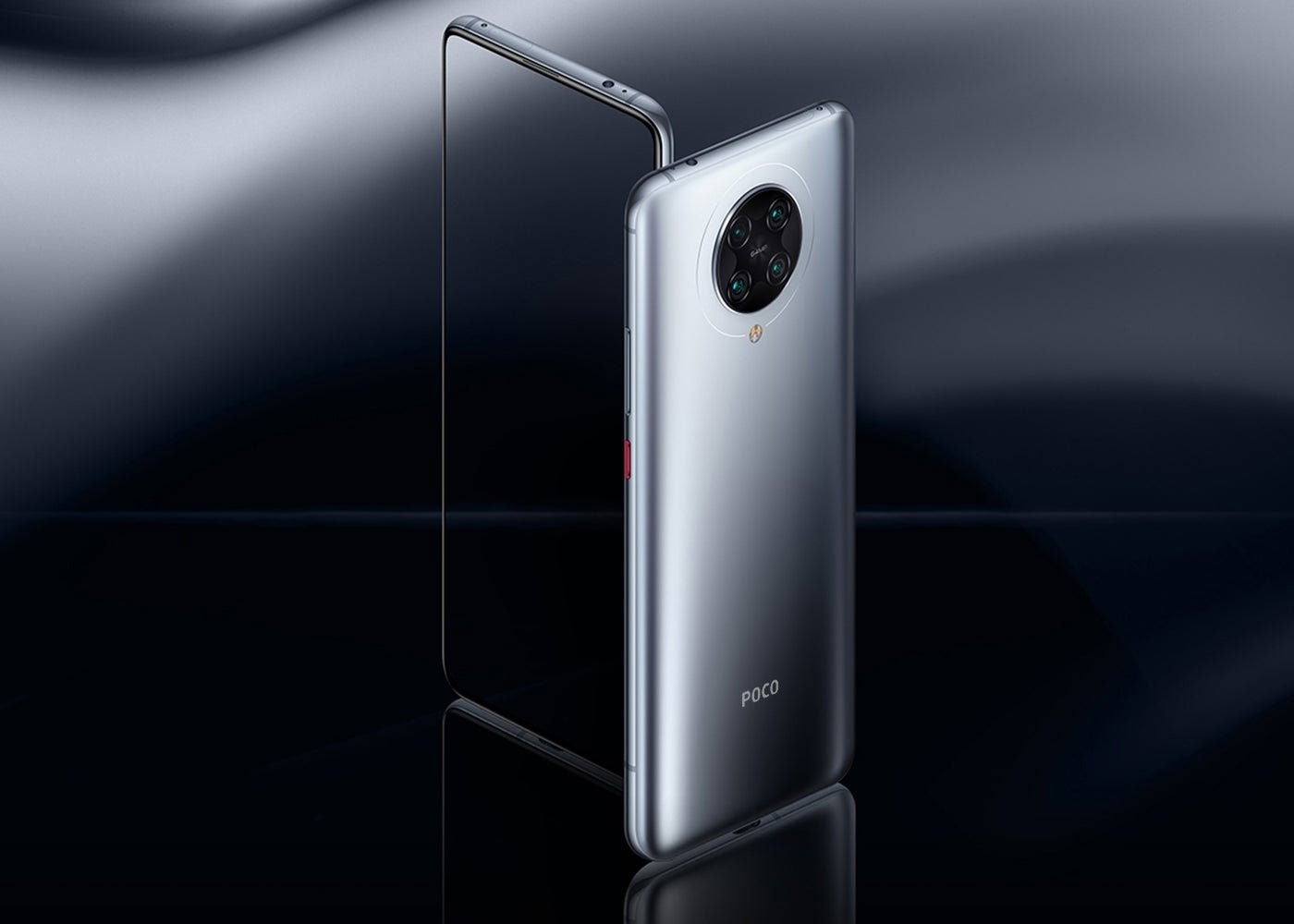 El POCO F2 Pro llega con un atractivo diseño y un cuerpo de cristal.