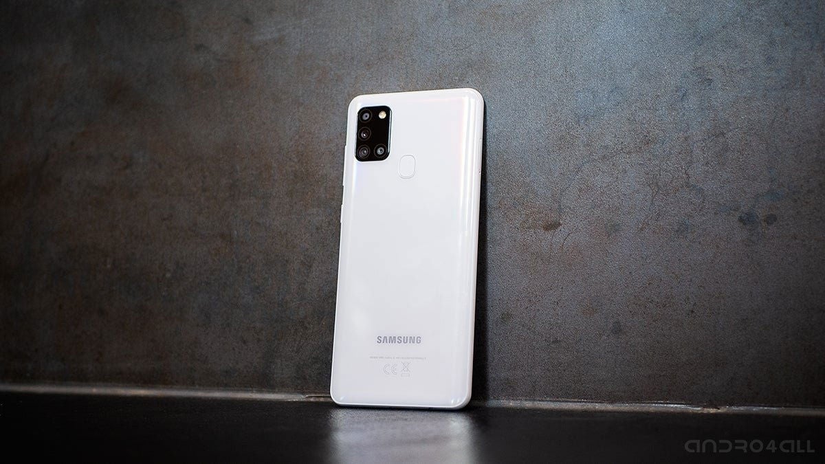 Así luce el Samsung Galaxy A21s en color blanco