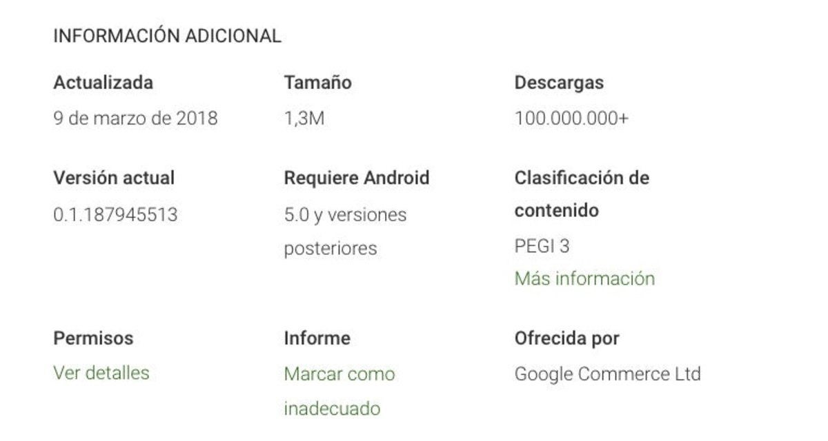 Esta app de Google ha alcanzado los 100 millones de descargas