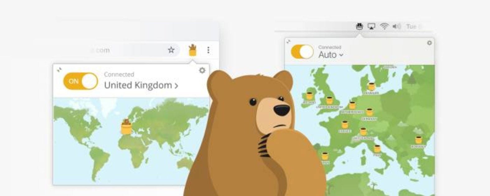 TunnelBear VPN es una de las VPN gratuitas más populares tanto en Android como en iOS