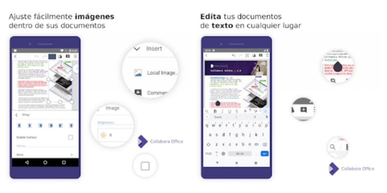 Collabora Office está basado en LibreOffice.
