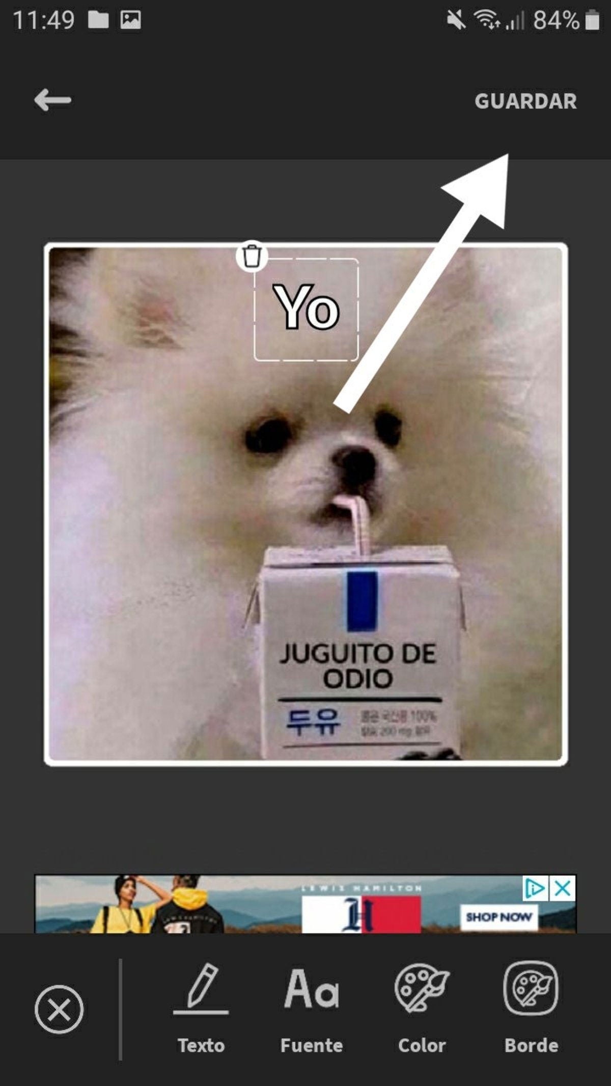 Guarda el sticker para no perder toda la edición.