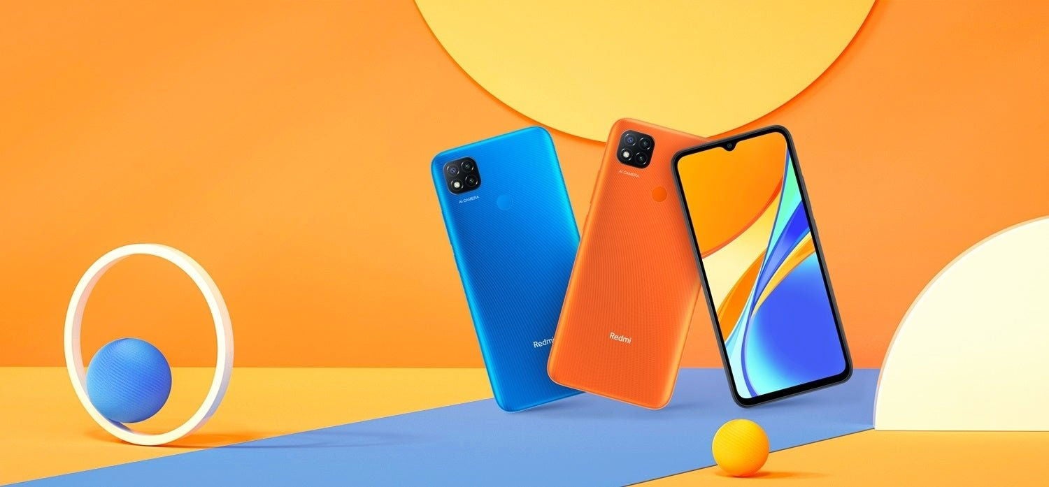 El Redmi 9C está disponible en tres colores.