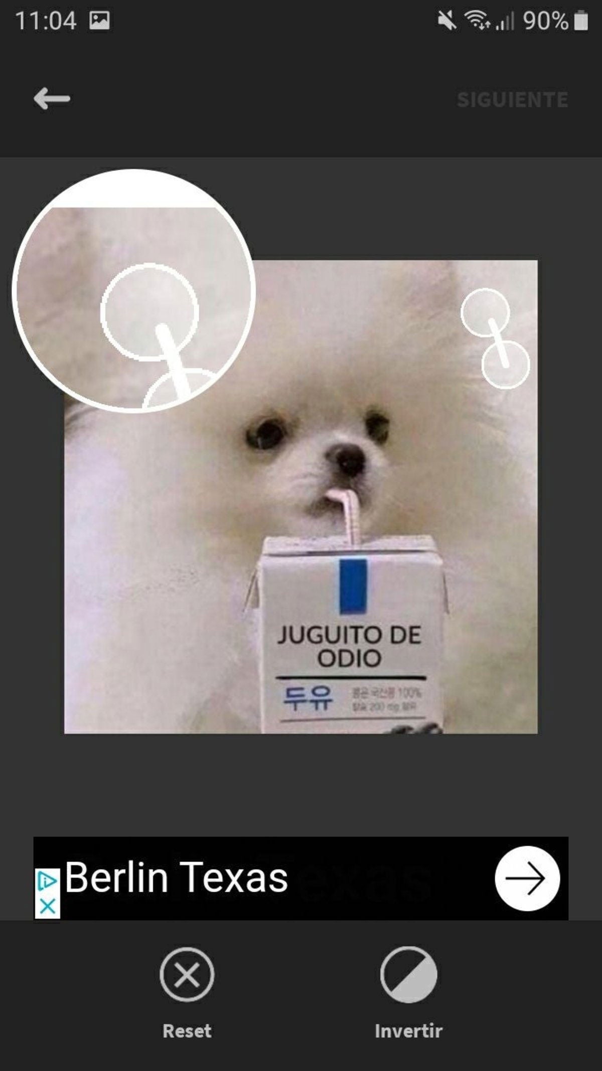 Trazo manual es una herramienta de edición de stickers en Stickery.