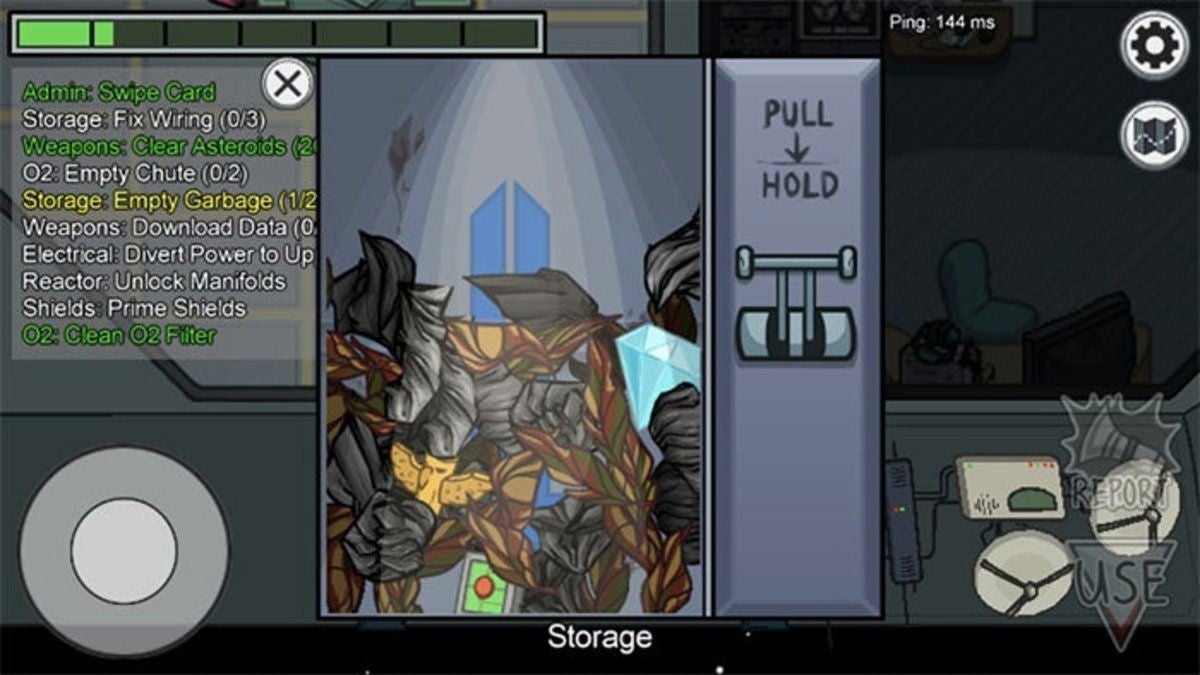 Sacar la basura en Among Us