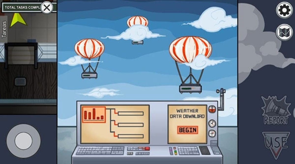 Tarea del clima en Mira HQ (Among Us)