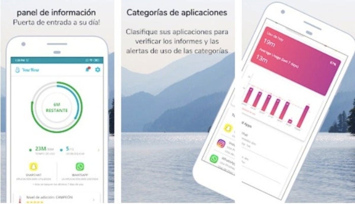 Your Hour es una de las mejores apps para controlar la adicción al smartphone que se pueden descargar