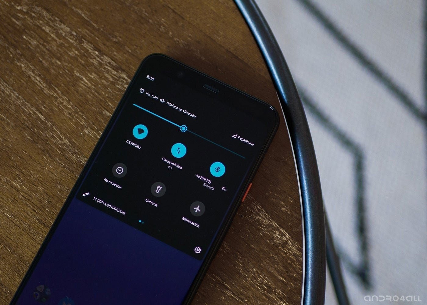 Los ajustes rápidos cambian en Android 11.