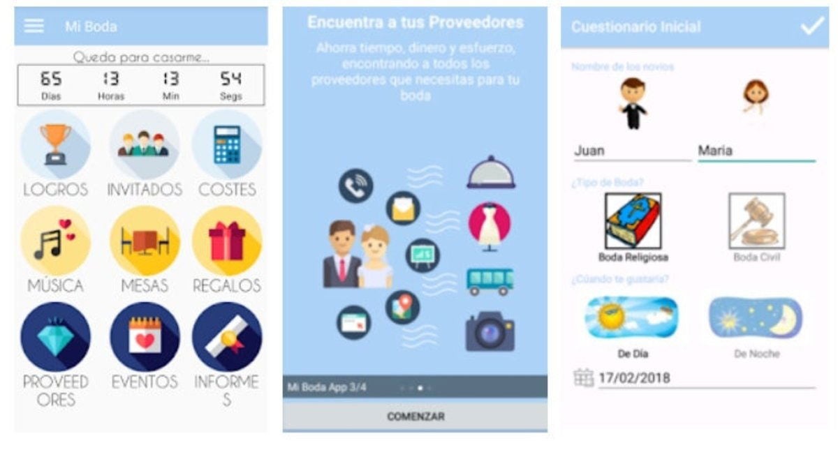 Mi boda, una app con la que organizar todo lo de tu boda.