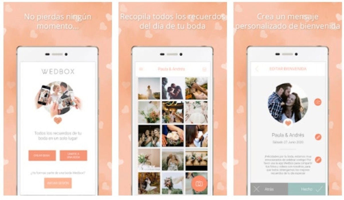 Wedbox una interesante aplicación con la que crear el álbum de tu boda.