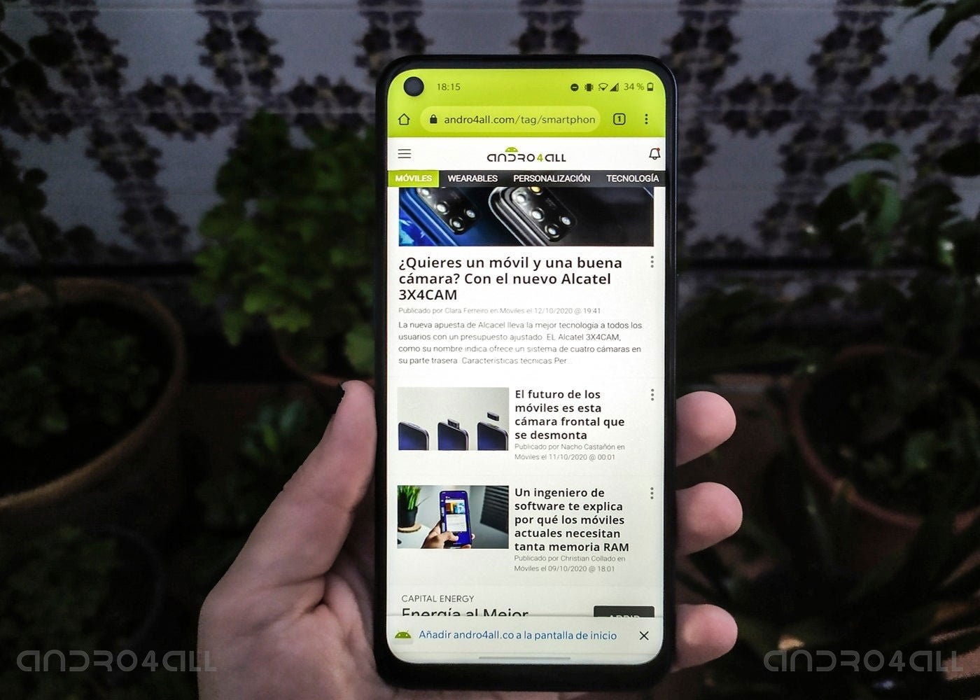 Andro4all en un OnePlus Nord N10 5G.
