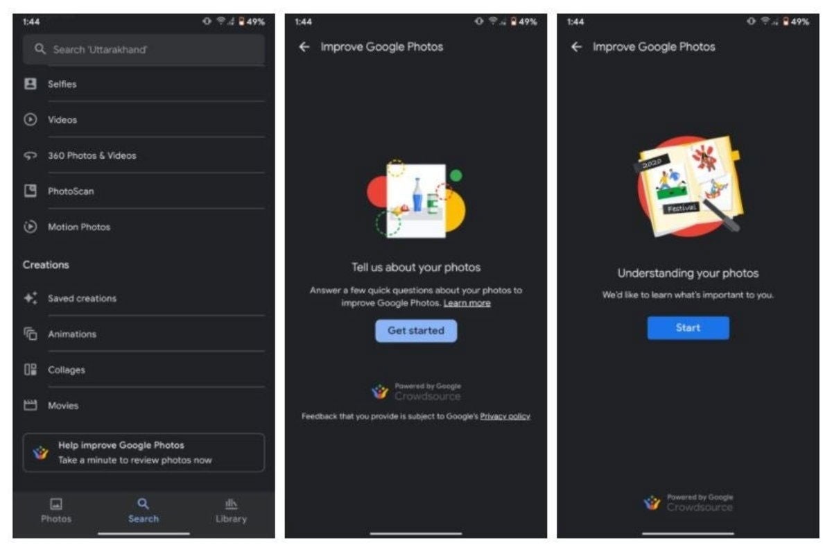 Así nos pedirá ayuda Google con el etiquetado de fotos. Vía Android Police.