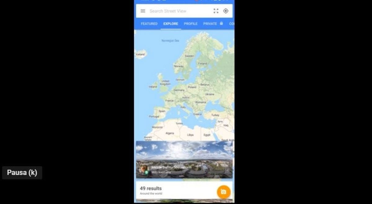 Así se ve el nuevo modo de conducción Google Maps.