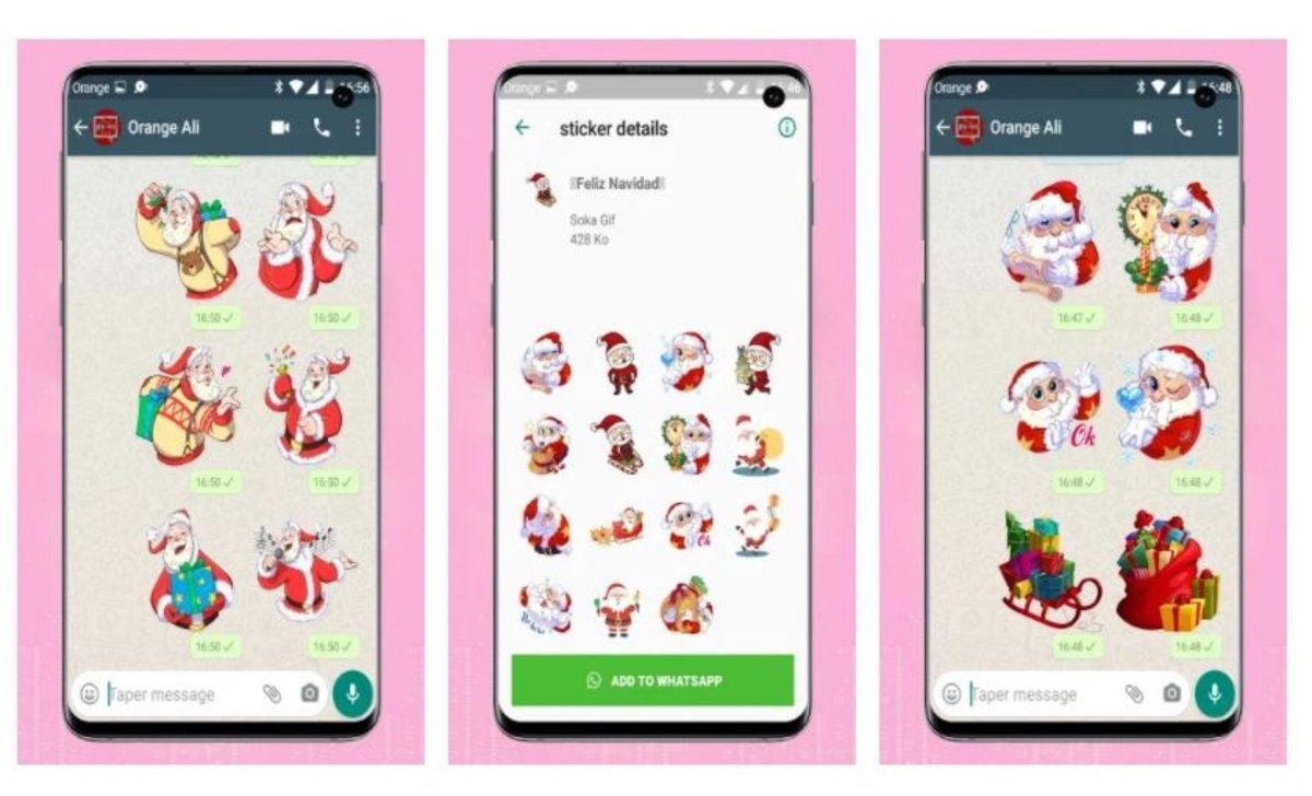 App Navidad stickers wasticker.