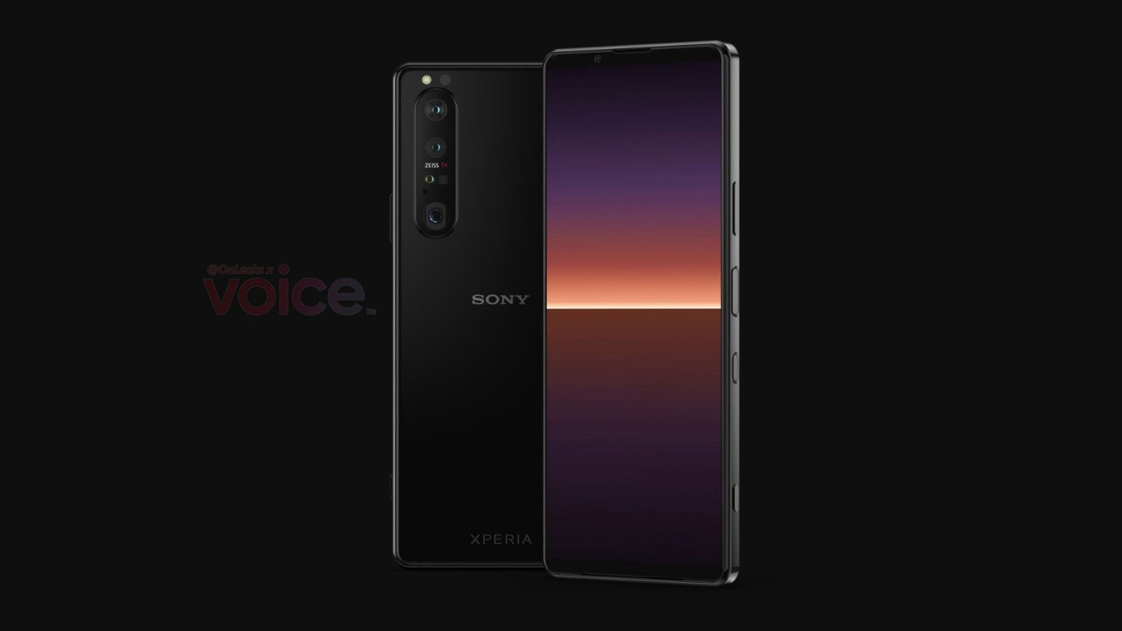 La parte trasera y el frontal del Sony Xperia 1 III.