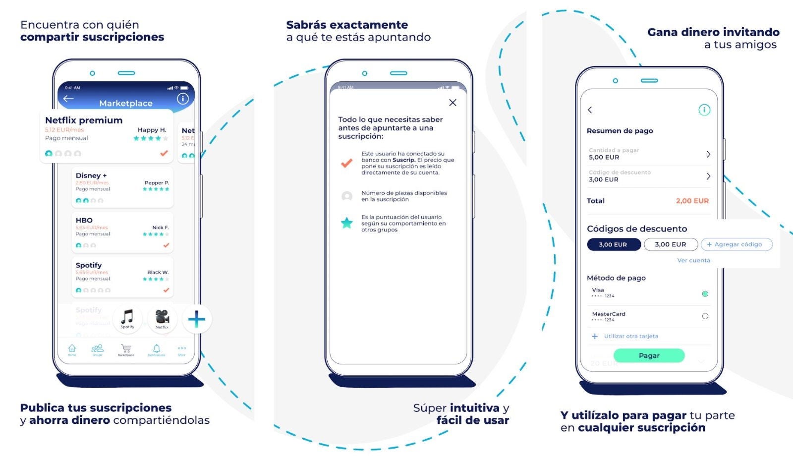 Encuentra usuarios con los que compartir tu cuenta de Netflix en Suscrip
