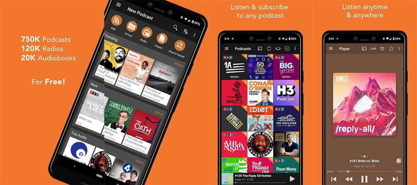 descarga Podcast & Radio Addict