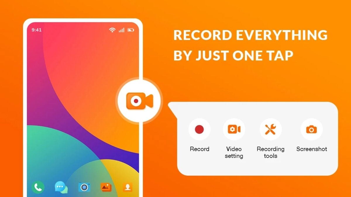 Graba la pantalla de tu móvil con la app Screen Recorder Pro.