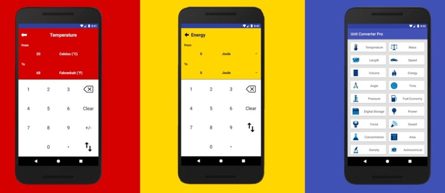 Esta app convierte las unidades por ti, y es gratis temporalmente.