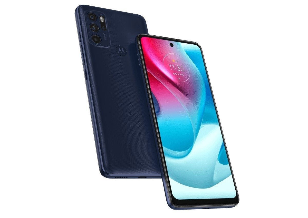 Así luce el Motorola Moto G60s en color azul