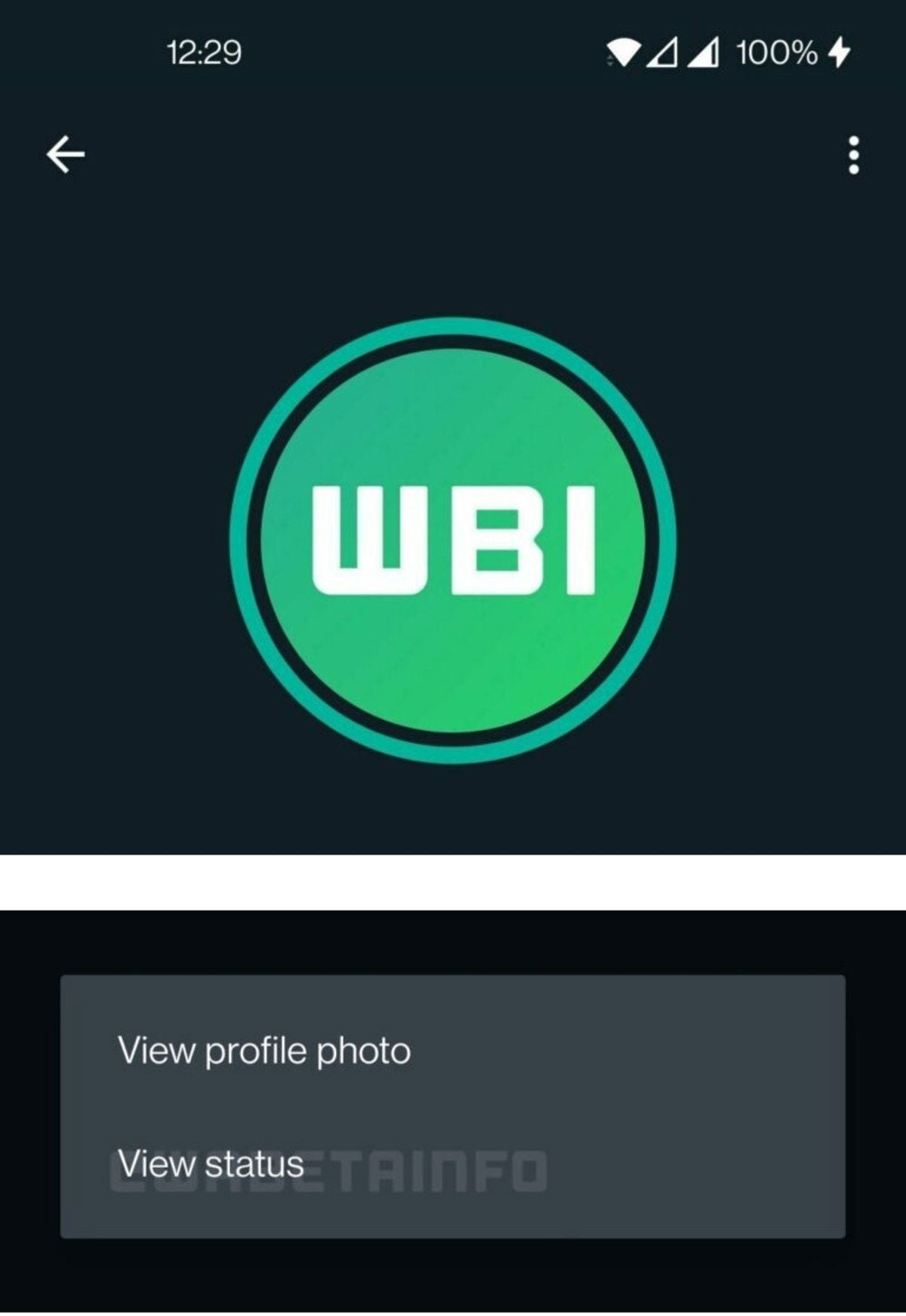 Así se mostrará el acceso a los 'Estados' al pulsar sobre una imagen de perfil.