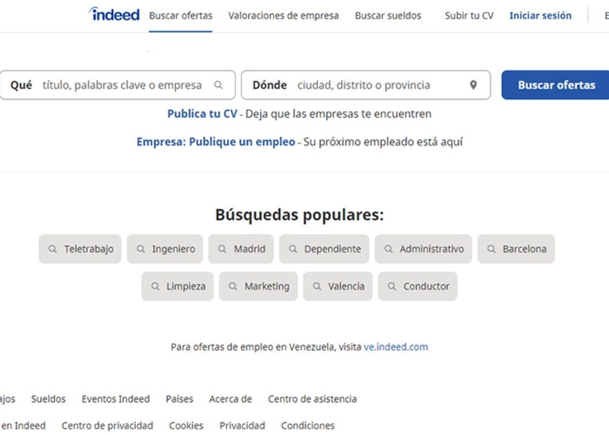 Indeed: deja que las empresas te encuentren