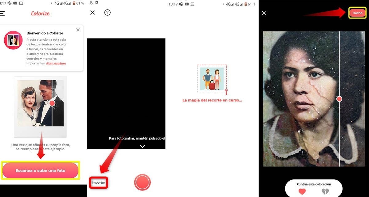 Colorize por Photomyne: la aplicación más inteligente de escaneo de fotos