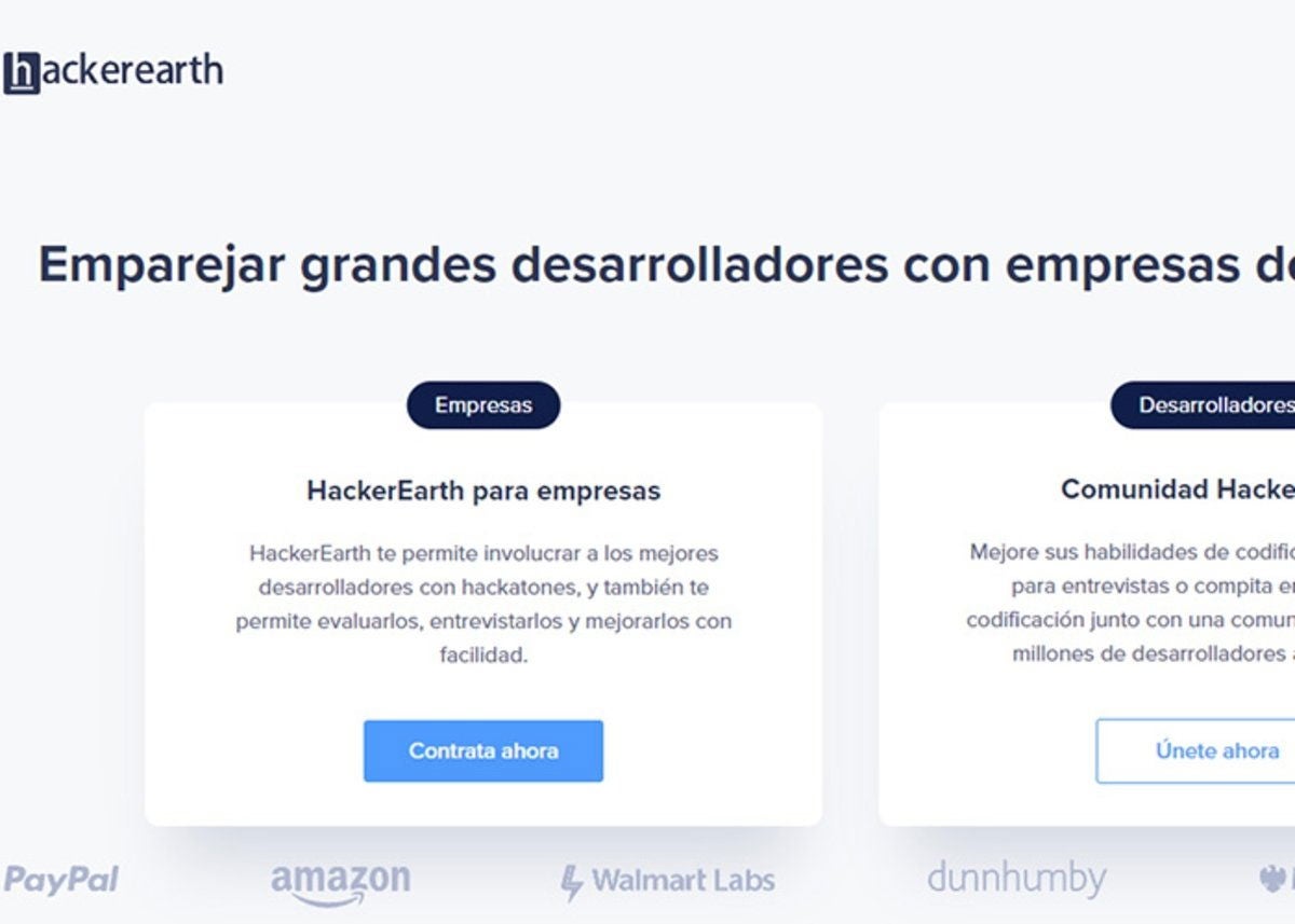 HackerEarth: empareja desarrolladores con grandes empresas