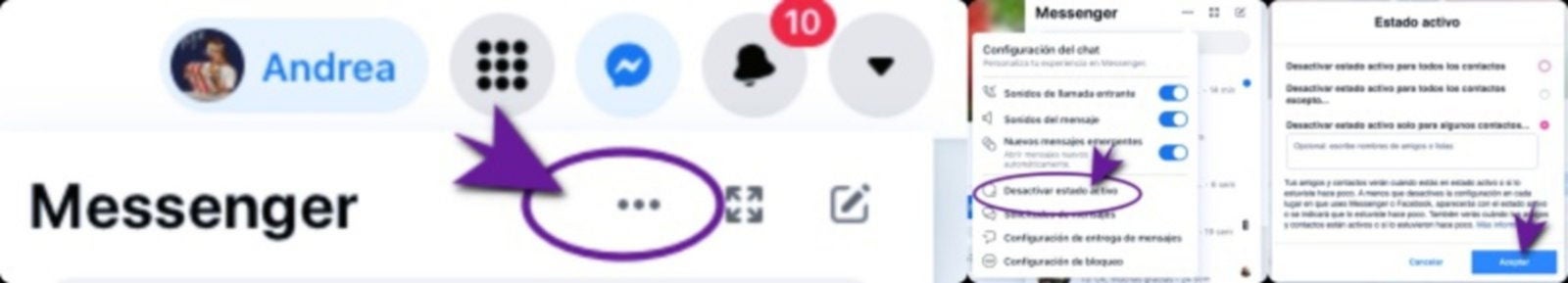 Así puedes ocultar que estás activo en Facebook Messenger desde tu PC.