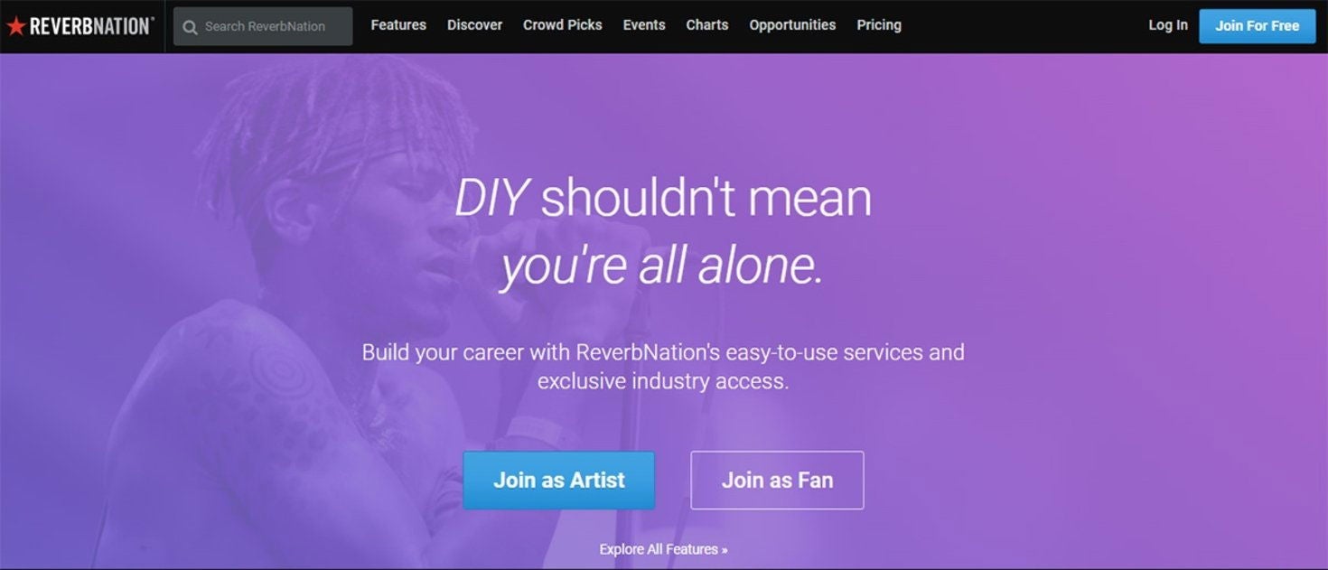 Web Reverbnation tiene la música libre que buscabas