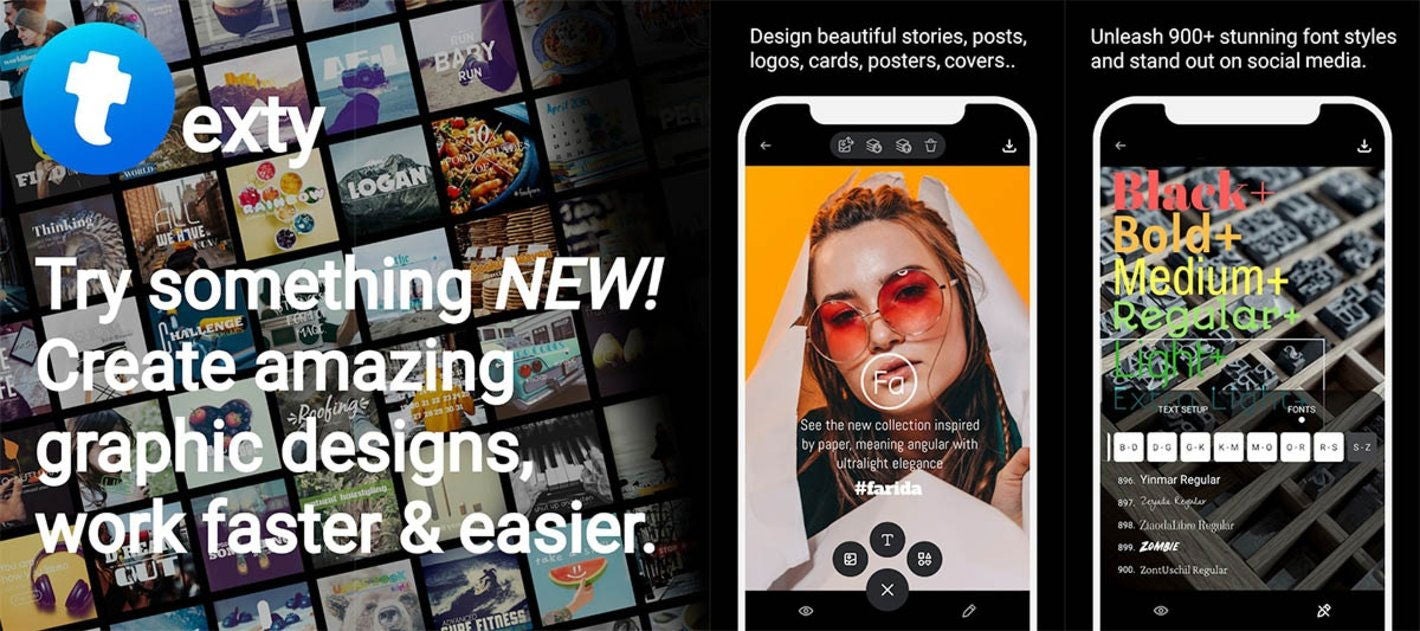 App Texty es muy fácil de usar
