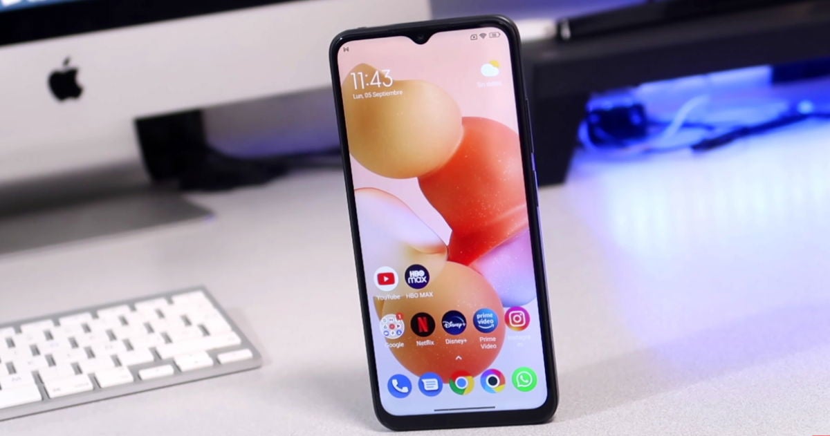 El POCO M5 es un móvil barato con pantalla de 6,58 pulgadas.