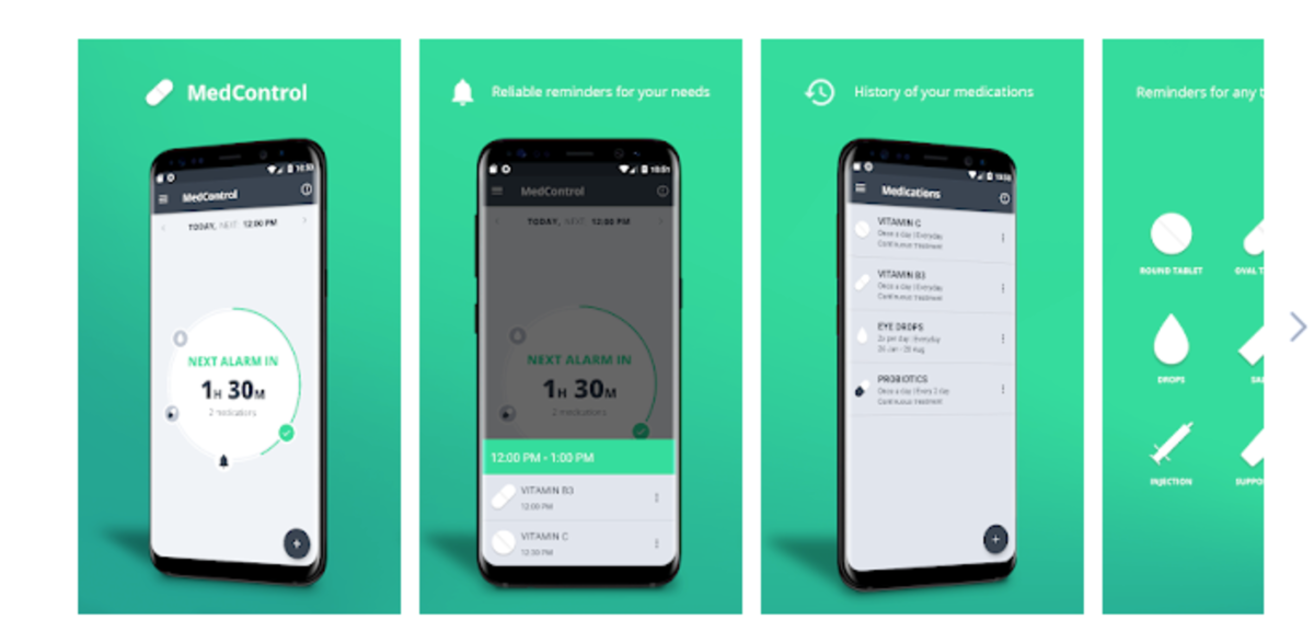 Med Control ayuda a no olvidar tomar tus medicinas.