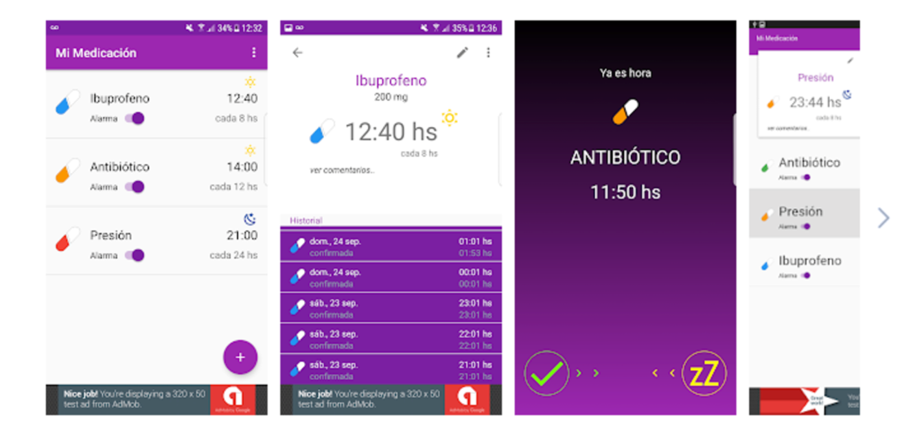 Lleva el control de tus medicamentos muy fácilmente.
