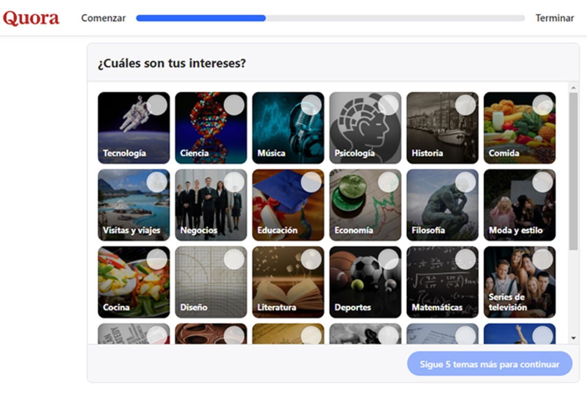 Quora: motor de búsqueda según tus intereses